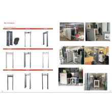 door frame metal detector gate with infrared body temperature checking system for hosiptial